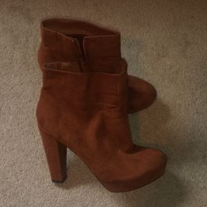 Mossimo Supply Co brown ankle boots